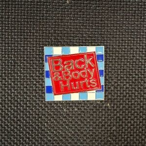 Back & Body Hurts / Bath and Body Works Logo Enamel Pin
